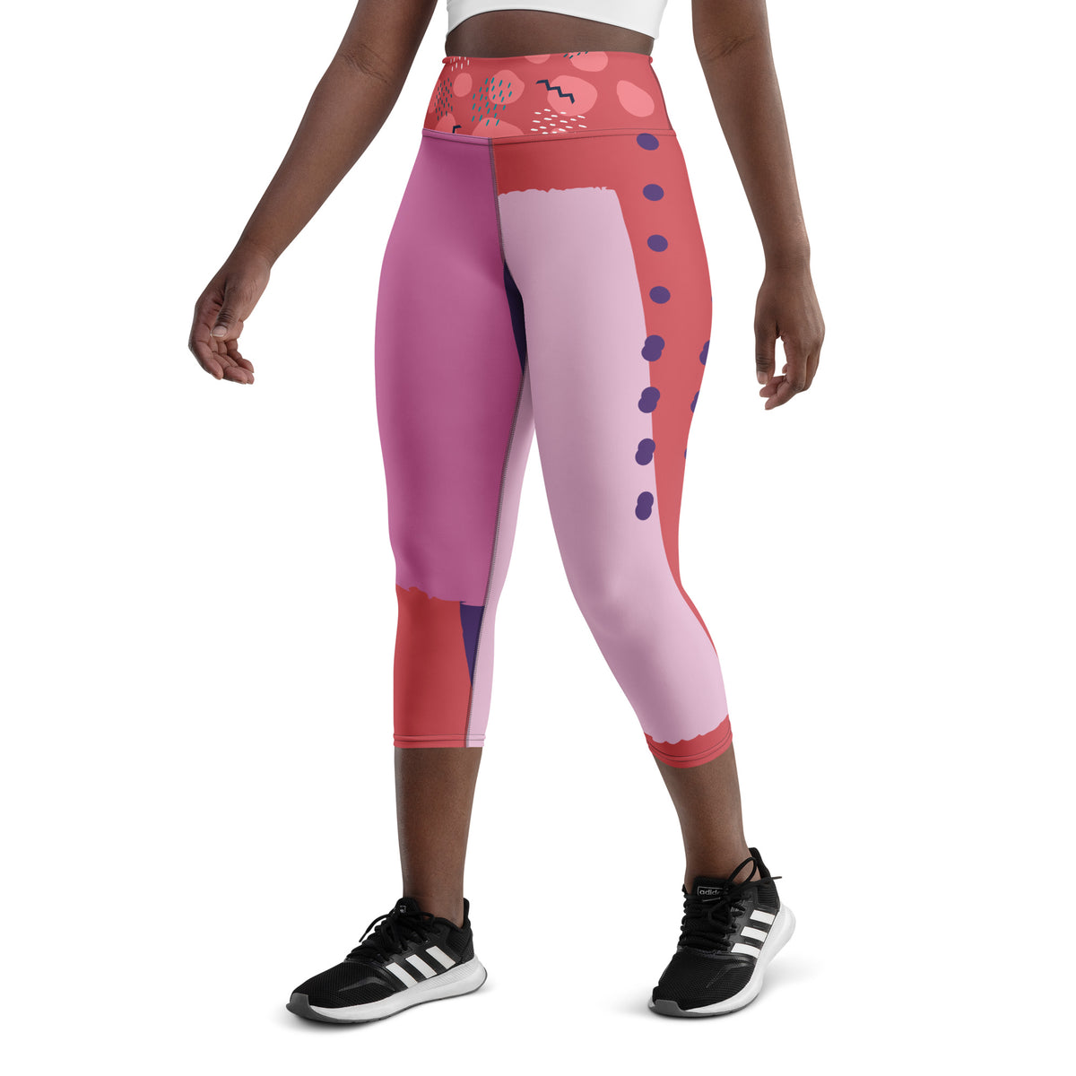Pink Stylish Capri Leggings — photo 6