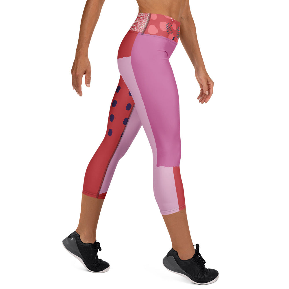 Pink Stylish Capri Leggings — photo 7