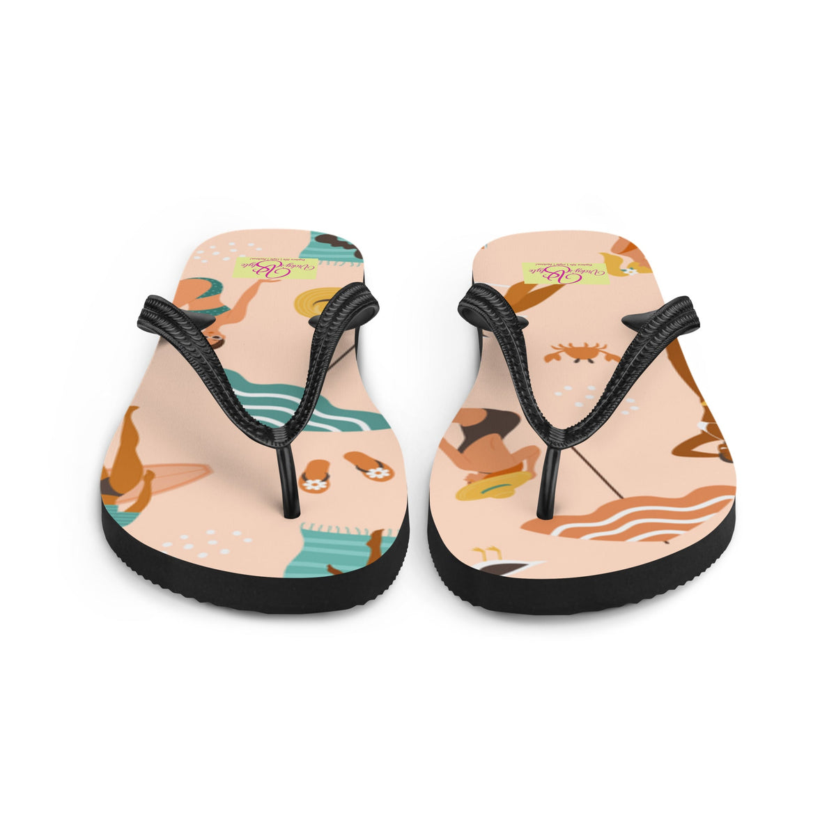 Beach Escape Flip-Flops – rubber sole detail