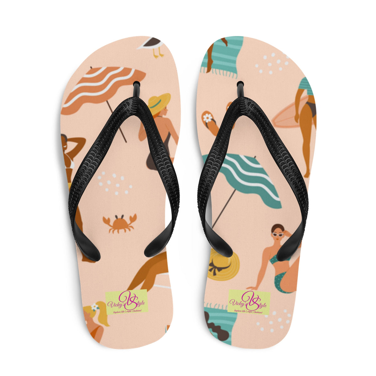 Beach Escape Flip-Flops – pool and beach style