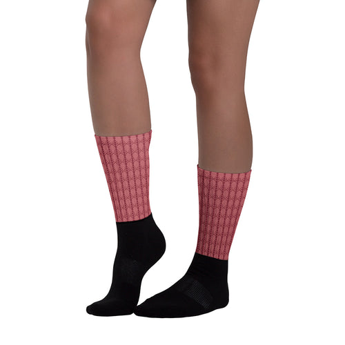 Bold Step Cushioned Socks – cushioned crew socks left view
