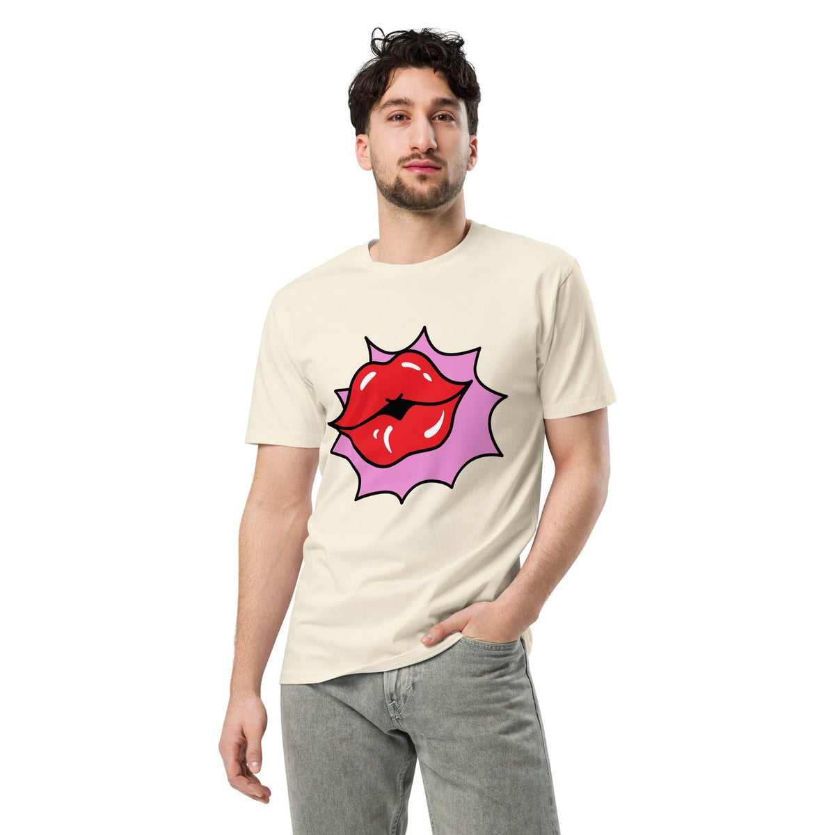 Lips Unisex Premium T-Shirt – product image 2