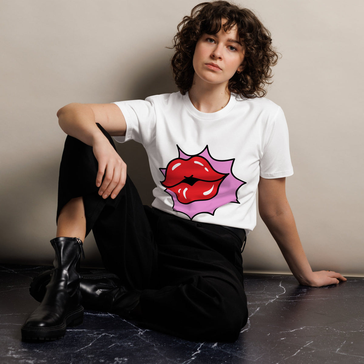 Lips Unisex Premium T-Shirt – product image 7