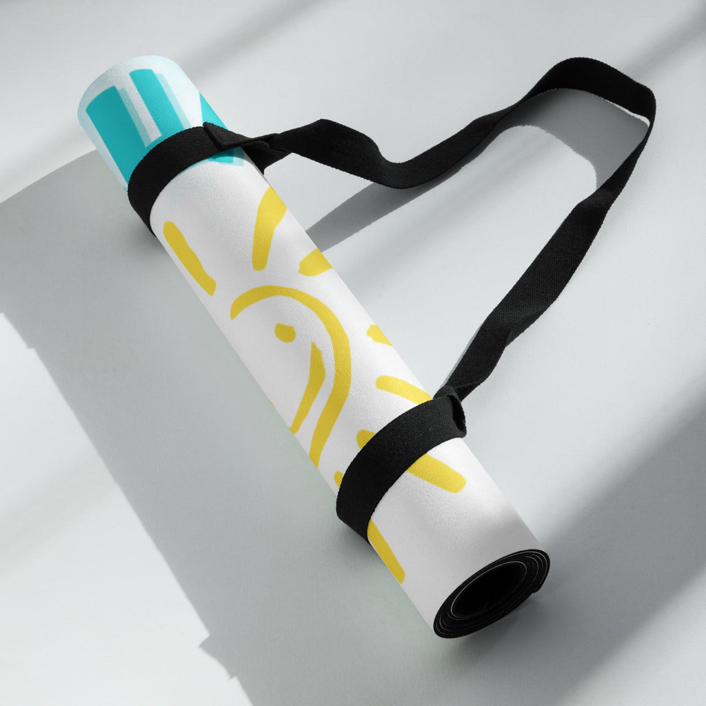 Hello Sunshine Yoga Mat styled view