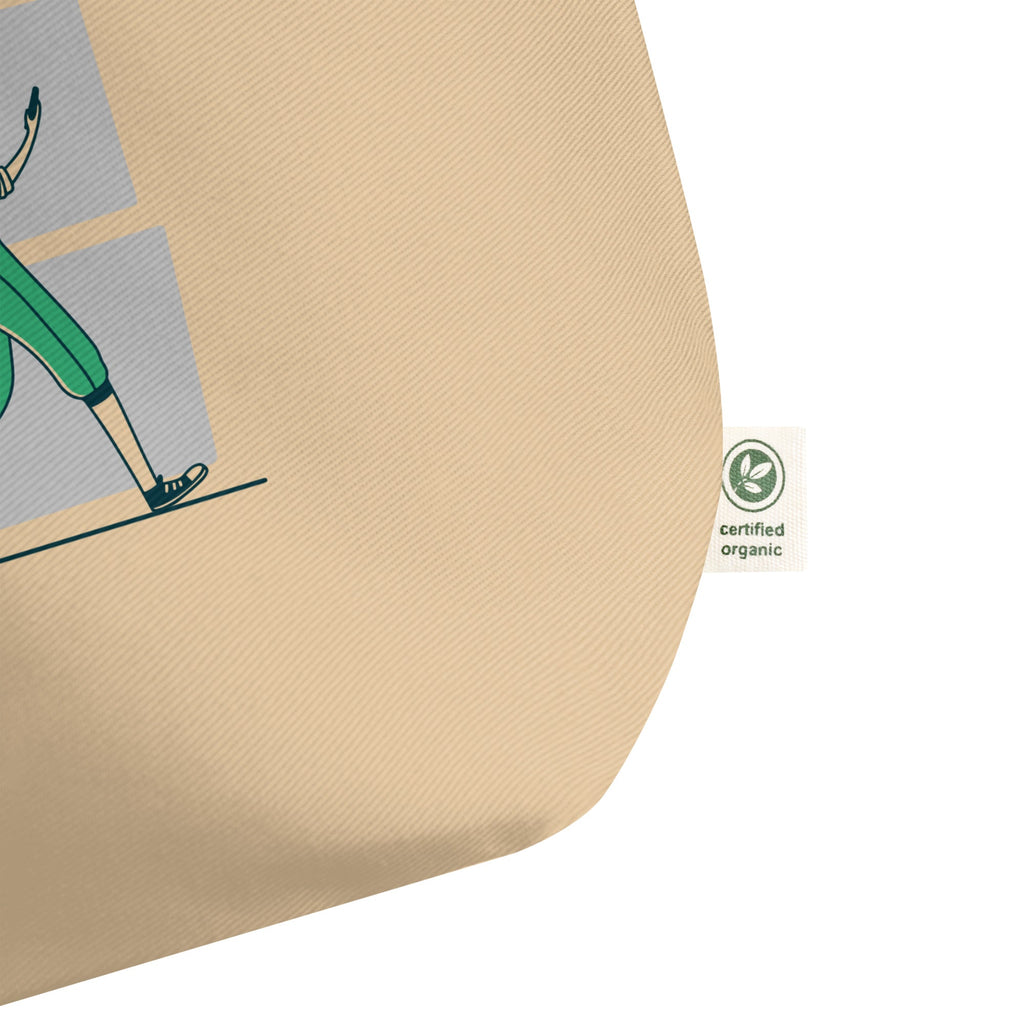Girl travel Large organic tote bag — photo 3