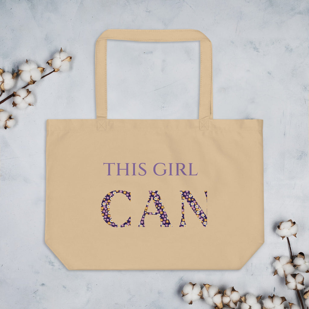 Girl travel Large organic tote bag — photo 4
