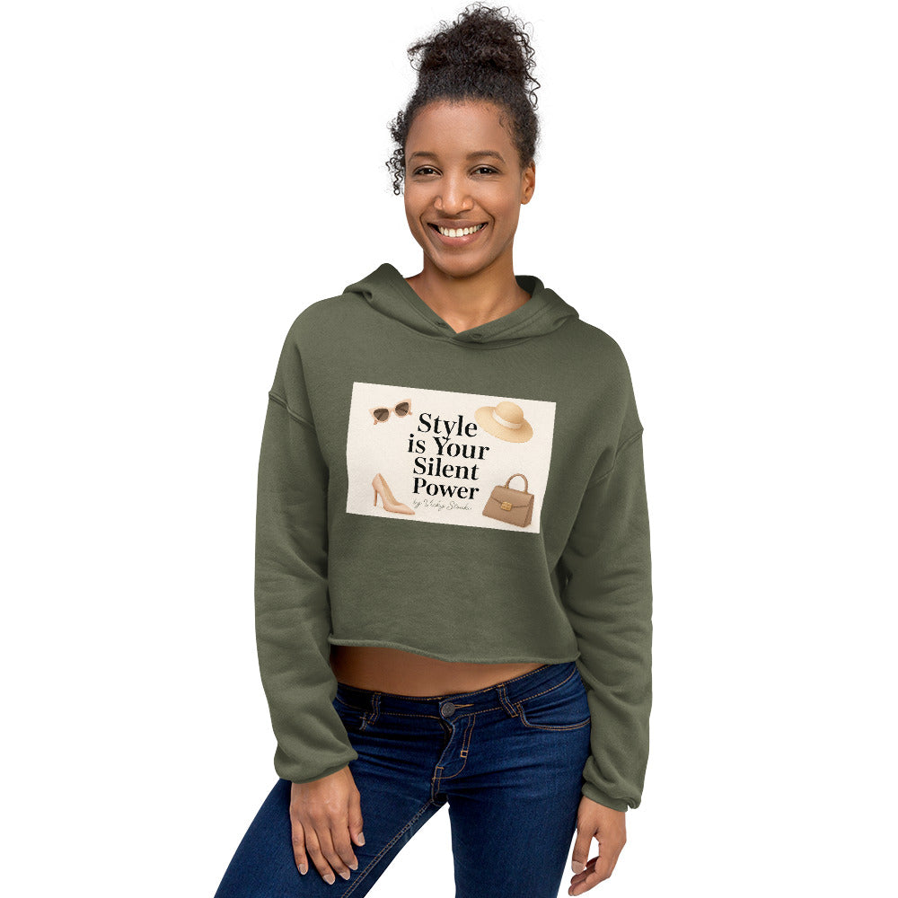 Silent Power Crop Hoodie — photo 5