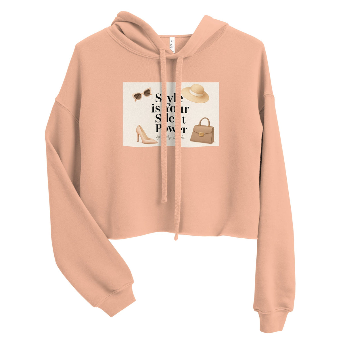 Silent Power Crop Hoodie — photo 8