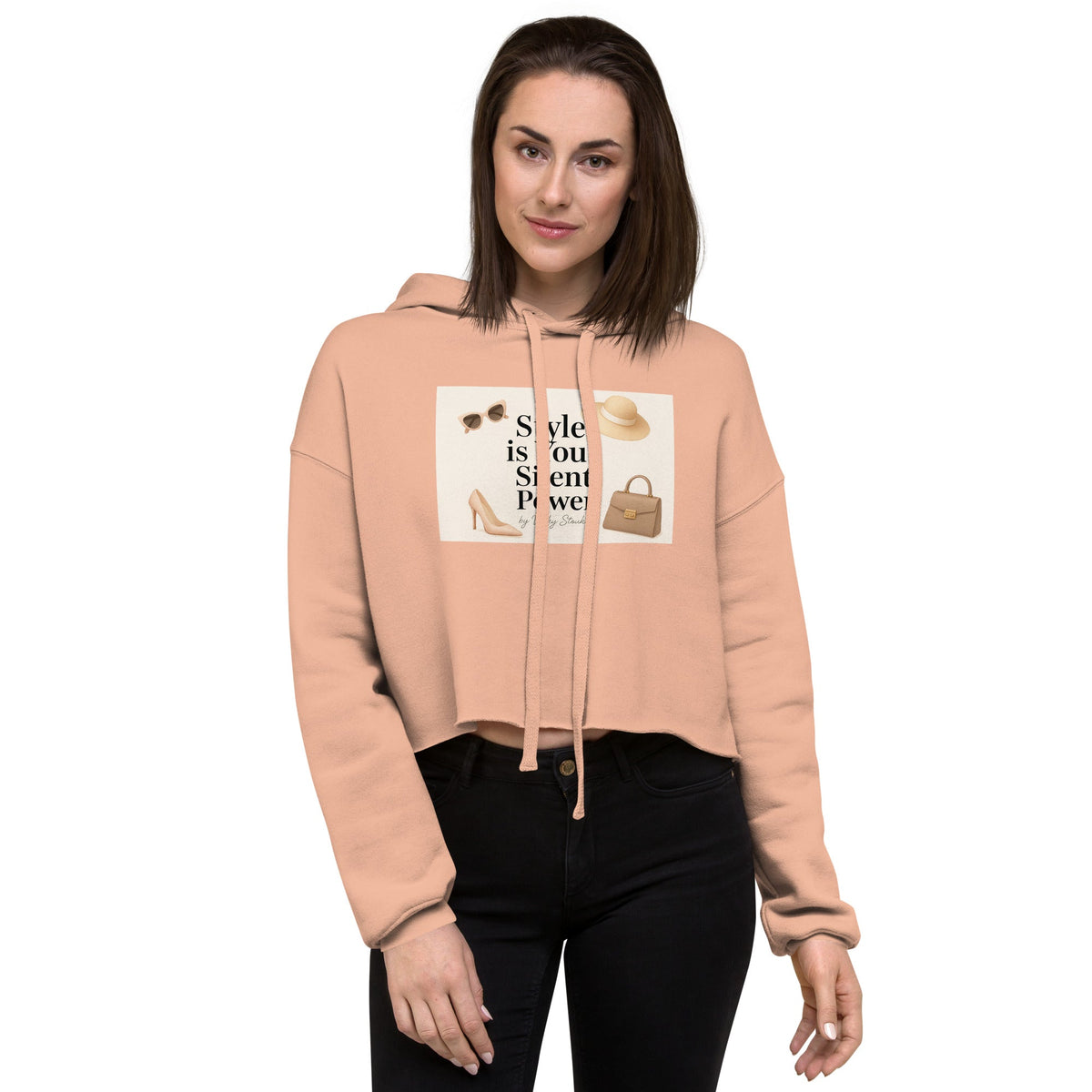 Silent Power Crop Hoodie — photo 10