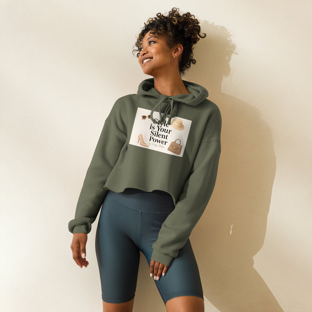 Silent Power Crop Hoodie — photo 11
