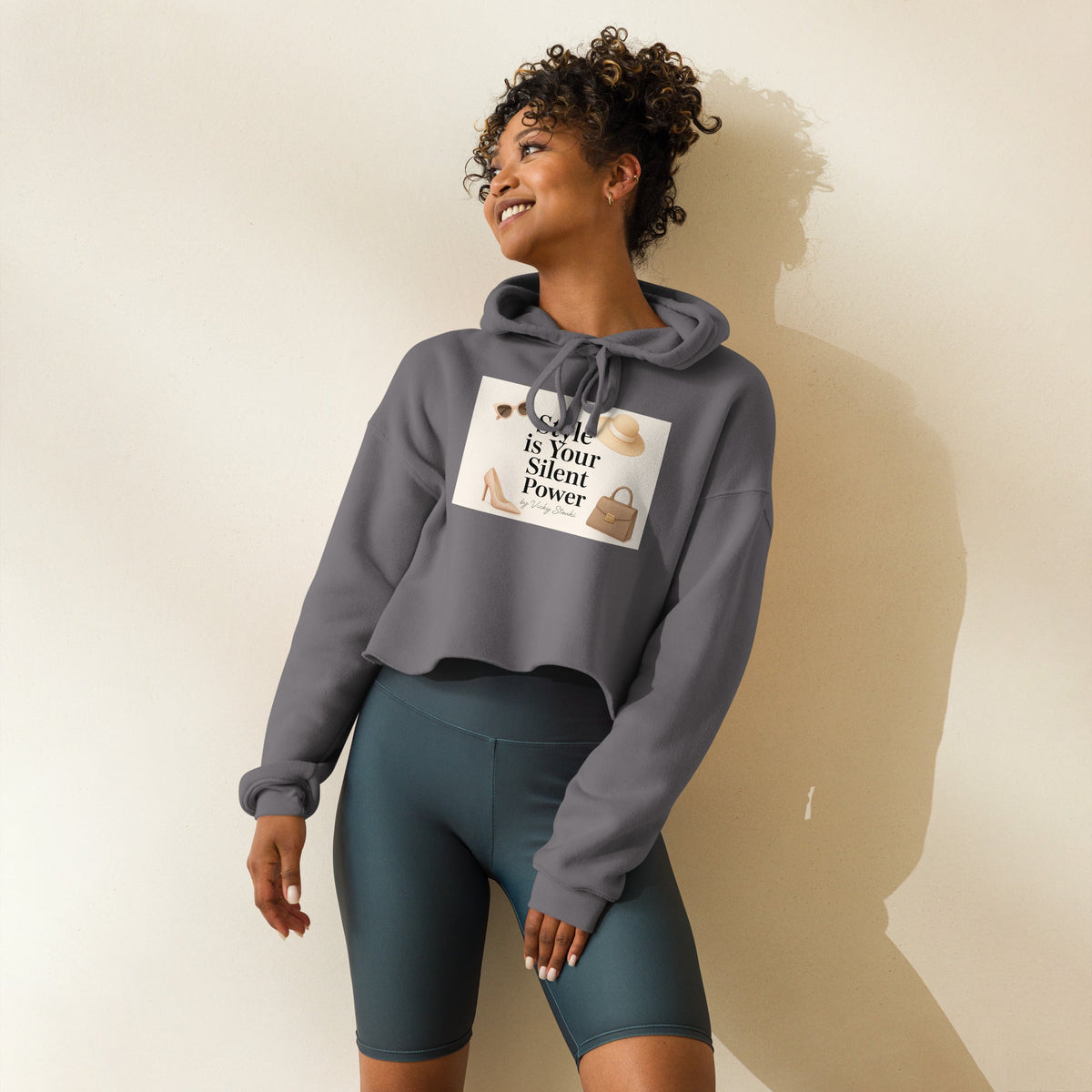 Silent Power Crop Hoodie — photo 12
