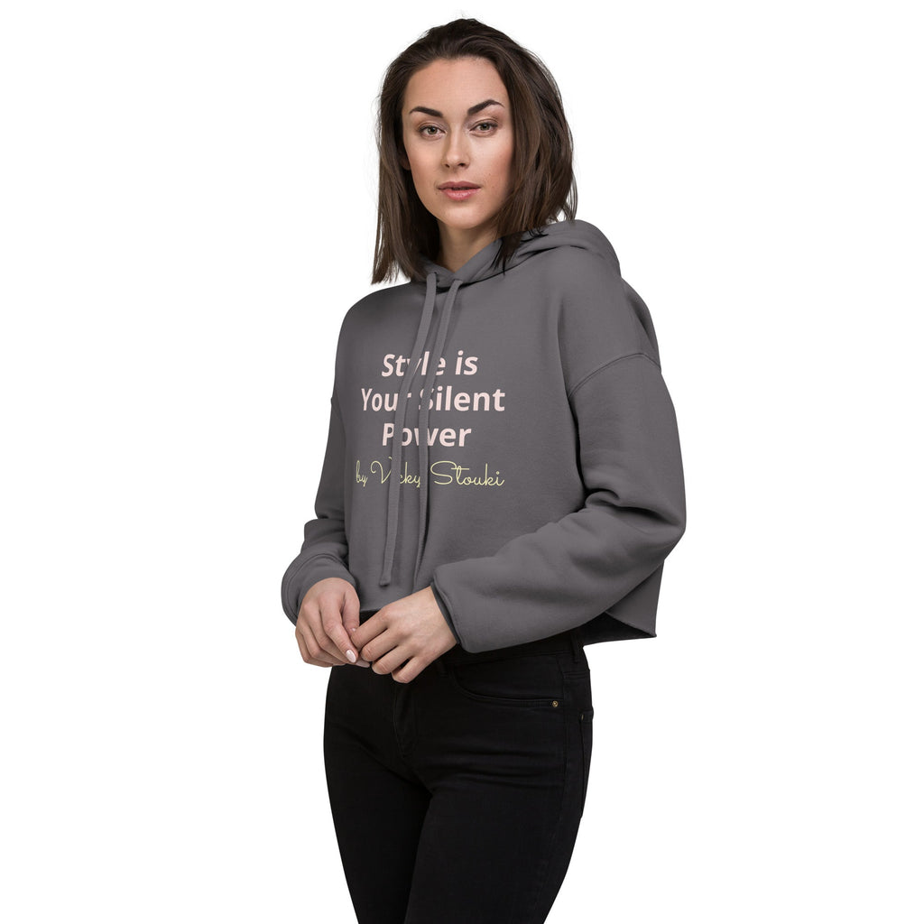 Silent Power Crop Hoodie — photo 14