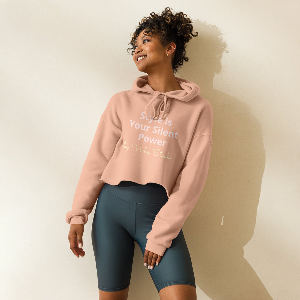 Silent Power Crop Hoodie — photo 19