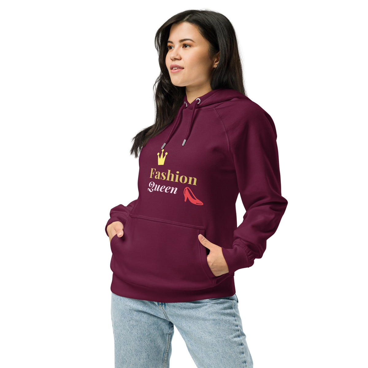 Fashion Queen Eco Raglan Hoodie