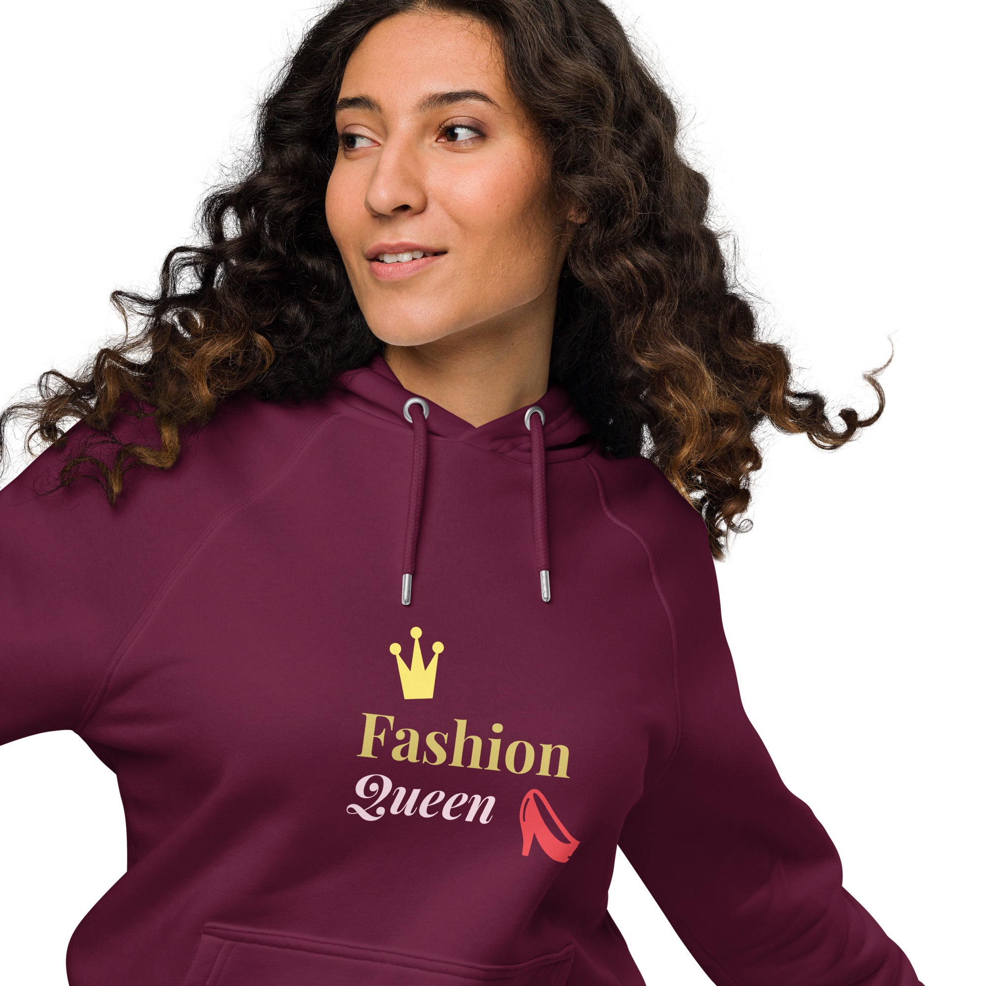 Fashion Queen Eco Raglan Hoodie | Vicky's Style Boutique