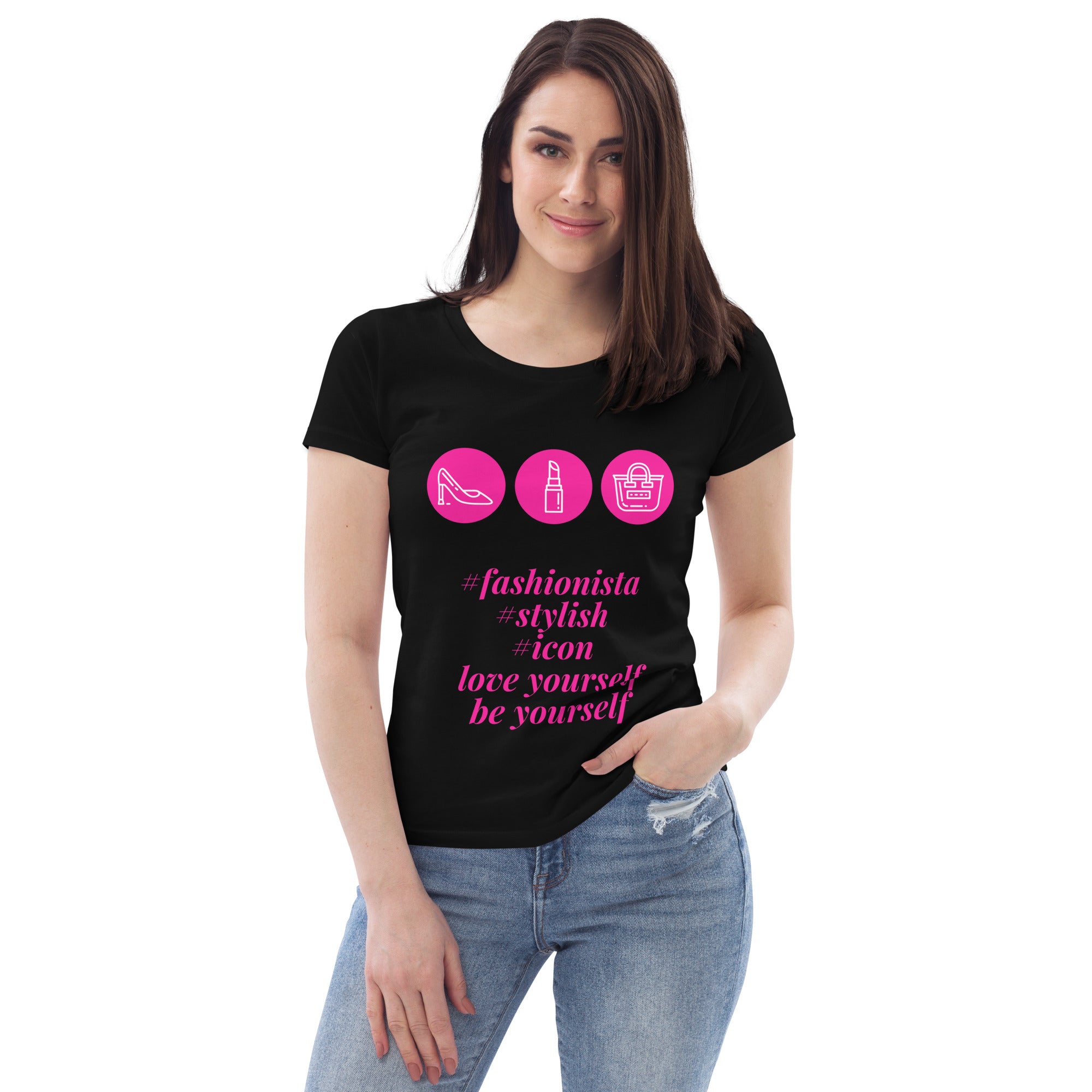 Fashionista fitted eco tee — photo 5