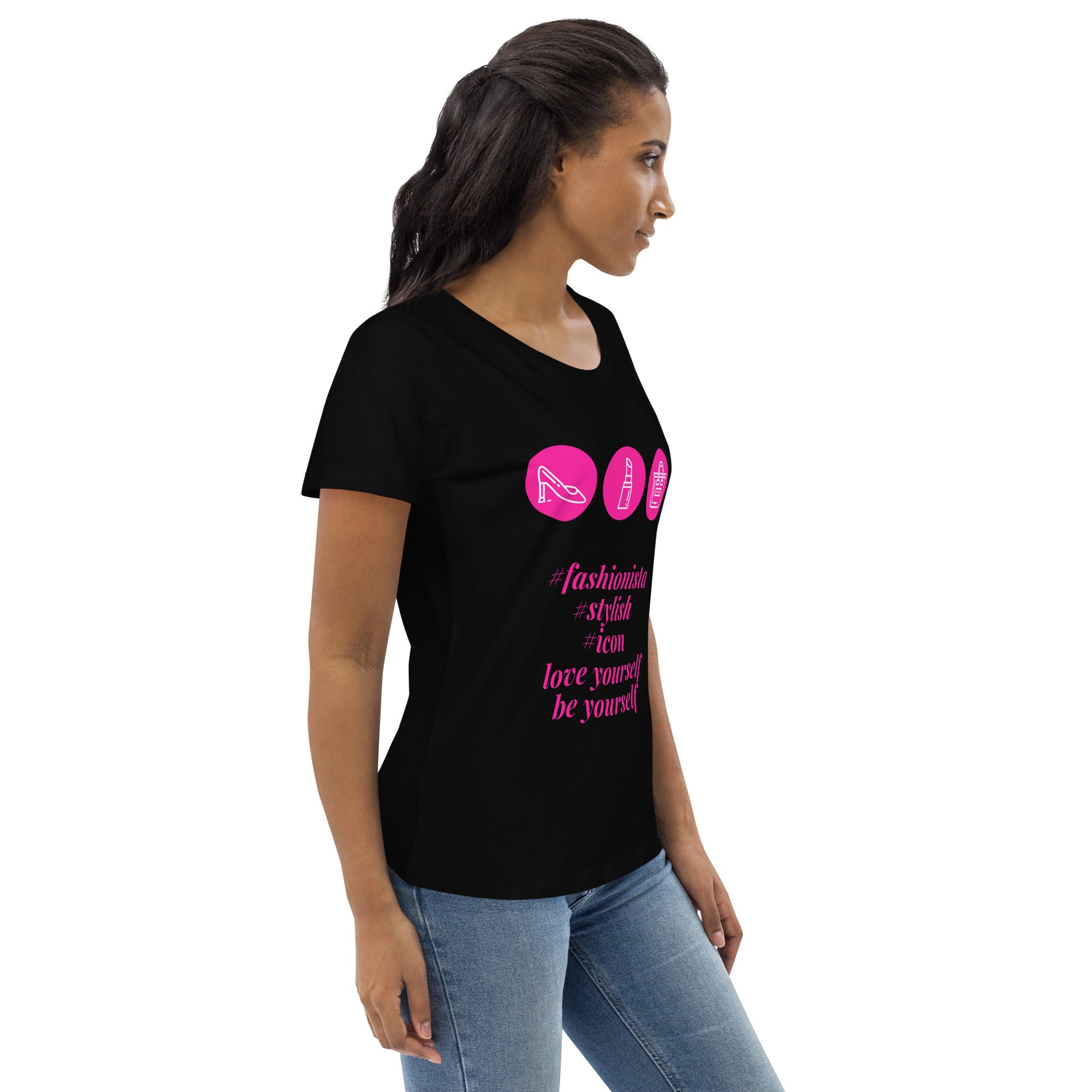 Fashionista fitted eco tee — photo 7