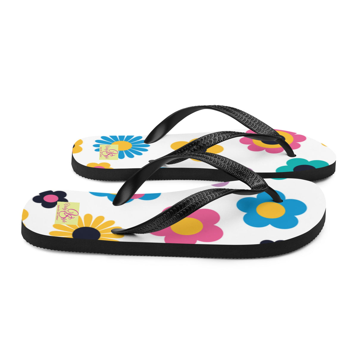 Floral Flip-Flops