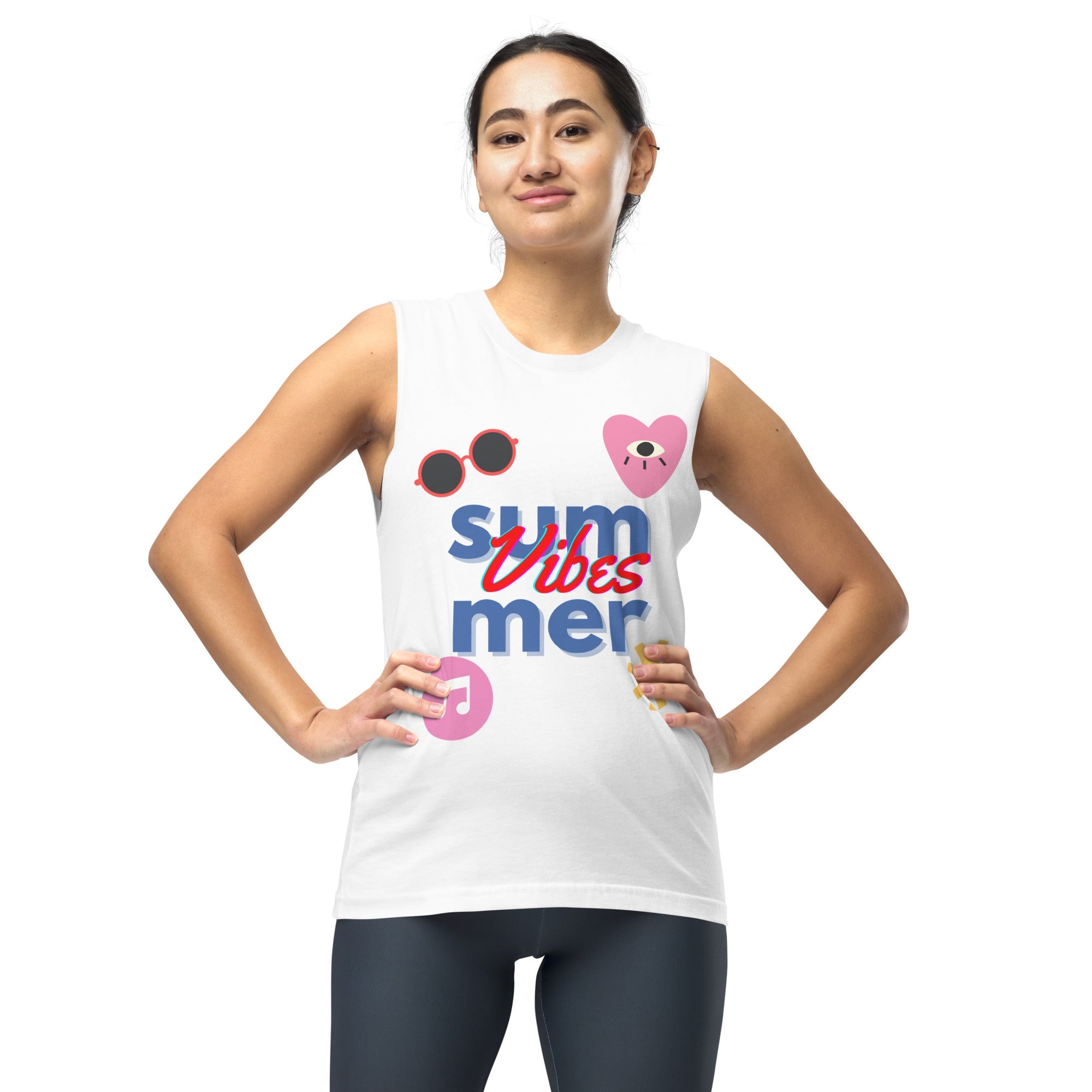 Summer Vibes Unisex Muscle Shirt | Vicky's Style Boutique