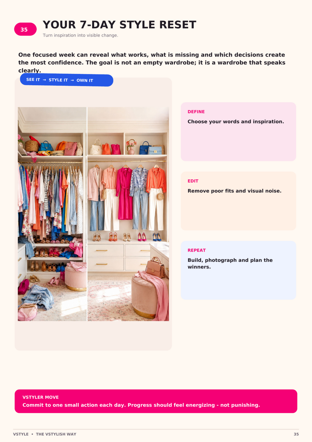 The VStylish Way preview — 7-Day Style Reset
